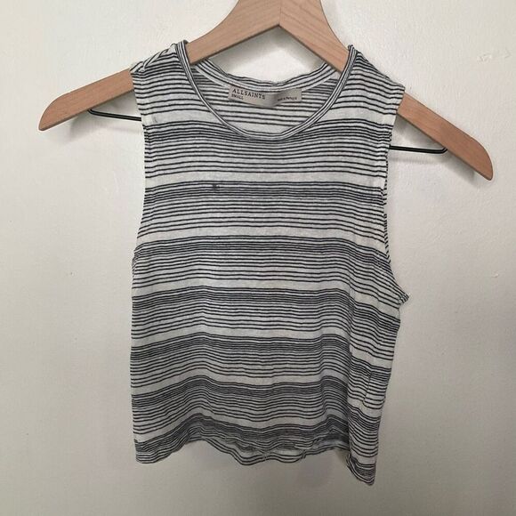 AllSaints Eli Stripe Tank - Picture 2 of 7